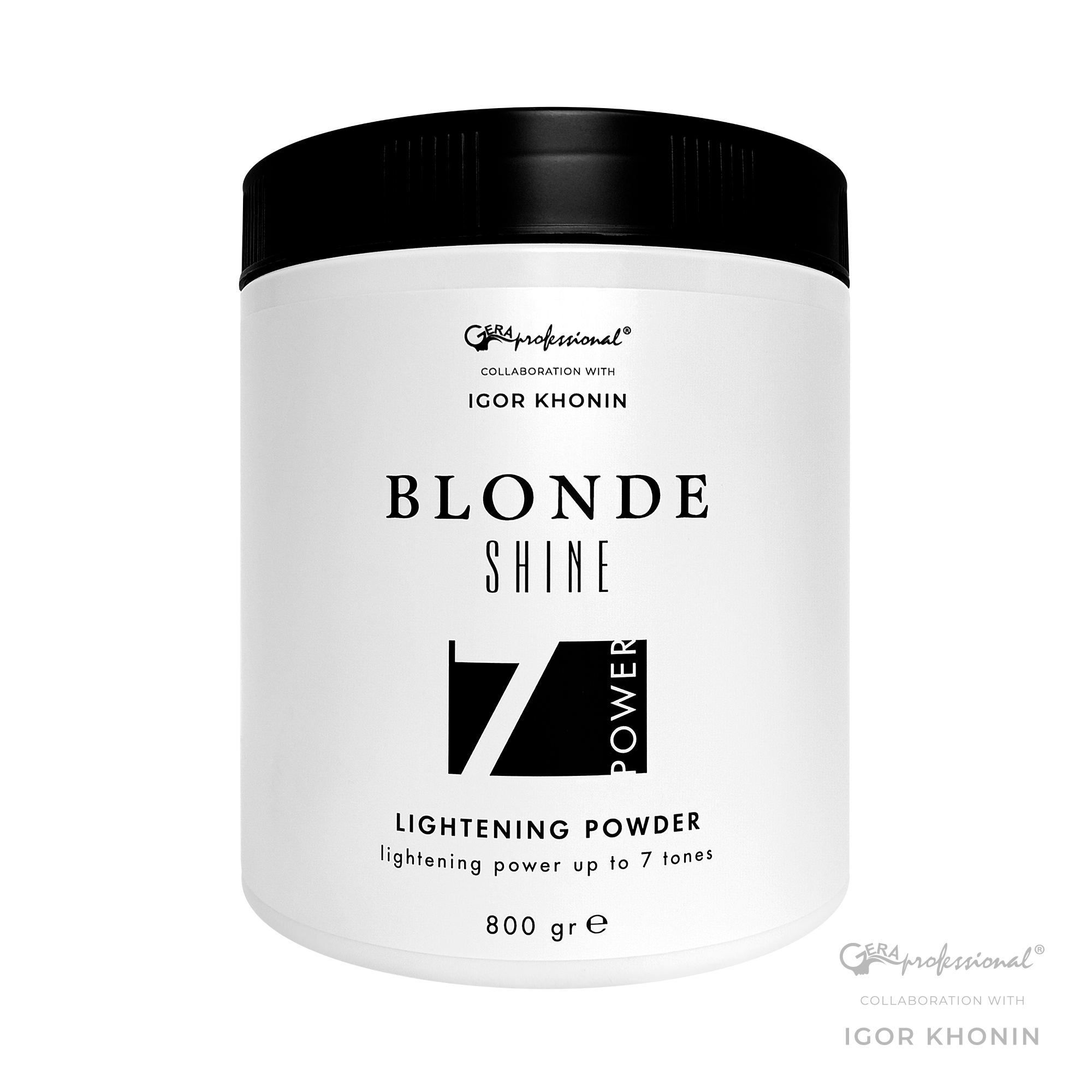 Пудра осветляющая многофункциональная голубая до 7 тонов Blonde Shine 800 г