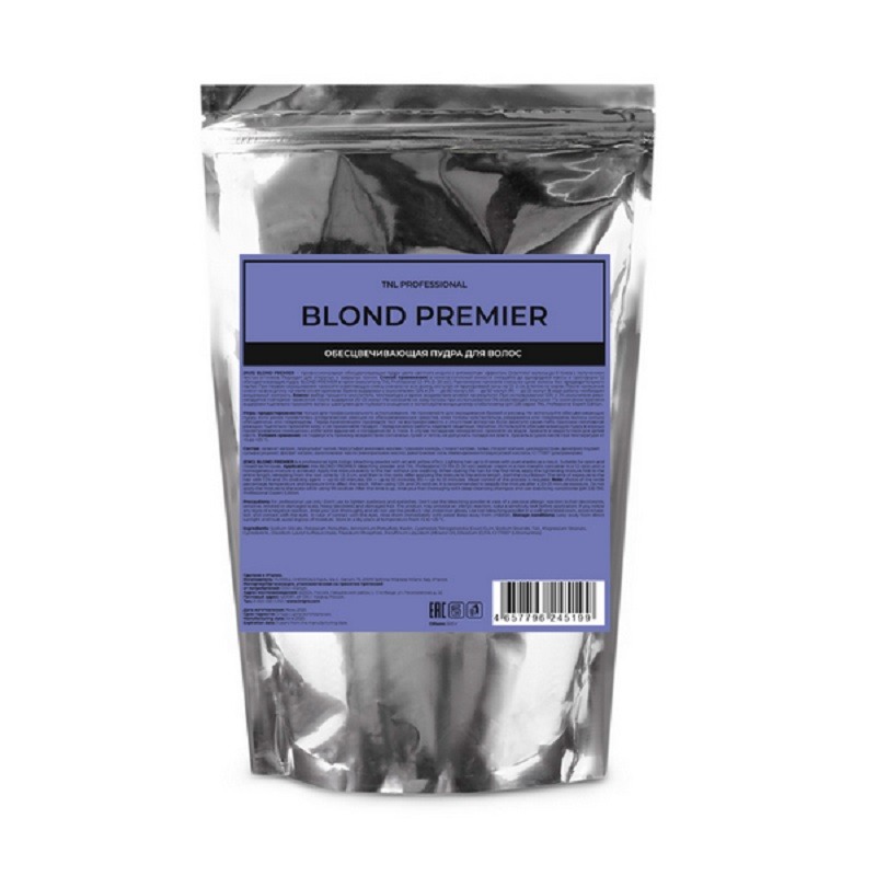 Обесц-я пудра д/в Blond Premier, светлый индиго, с антижелтым эффектом, Италия, 250