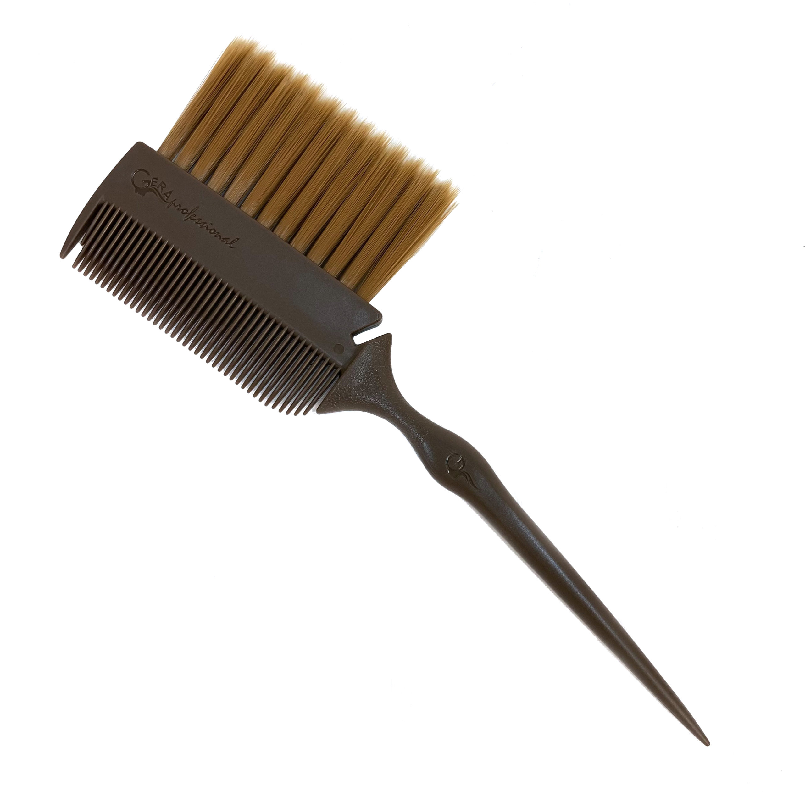 Кисть-гребень "Гармония" Gera GP-1150, светло-коричневая щетина 40 мм , цвет коричневый
