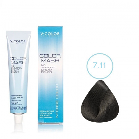 7.11 Интенсивный Пепельный Русый 60мл   NEW Color Mash