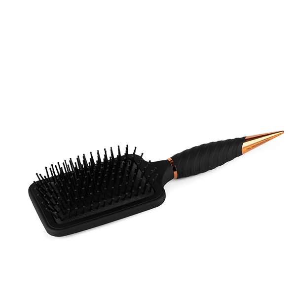 Массажная расческа TNL Golden Tip, прямоугольная, 260х85 мм