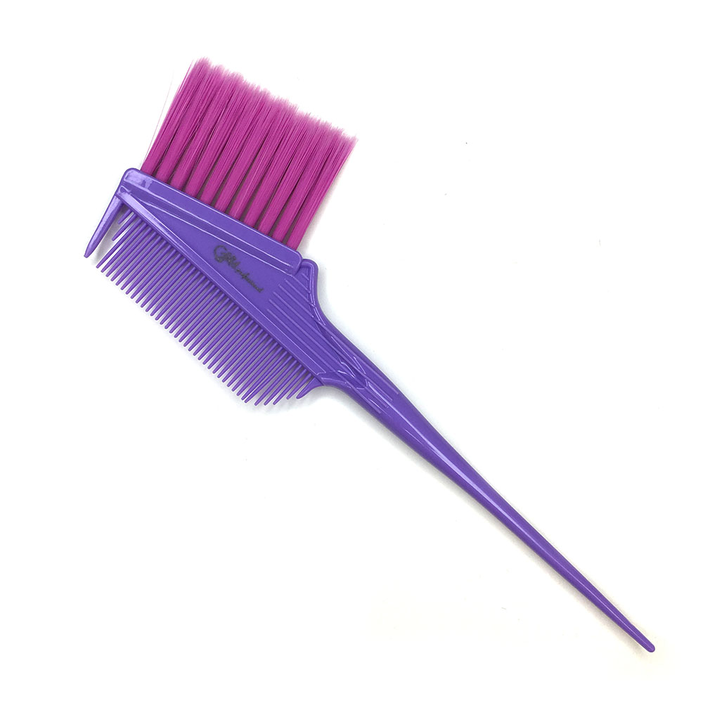 Кисть-гребень Gera GP-1346, светло-фиолетовая щетина 40 мм, цвет фиолетовый