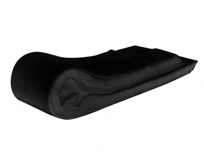 Воротнички 8/40 одноразовый спанлейс черные