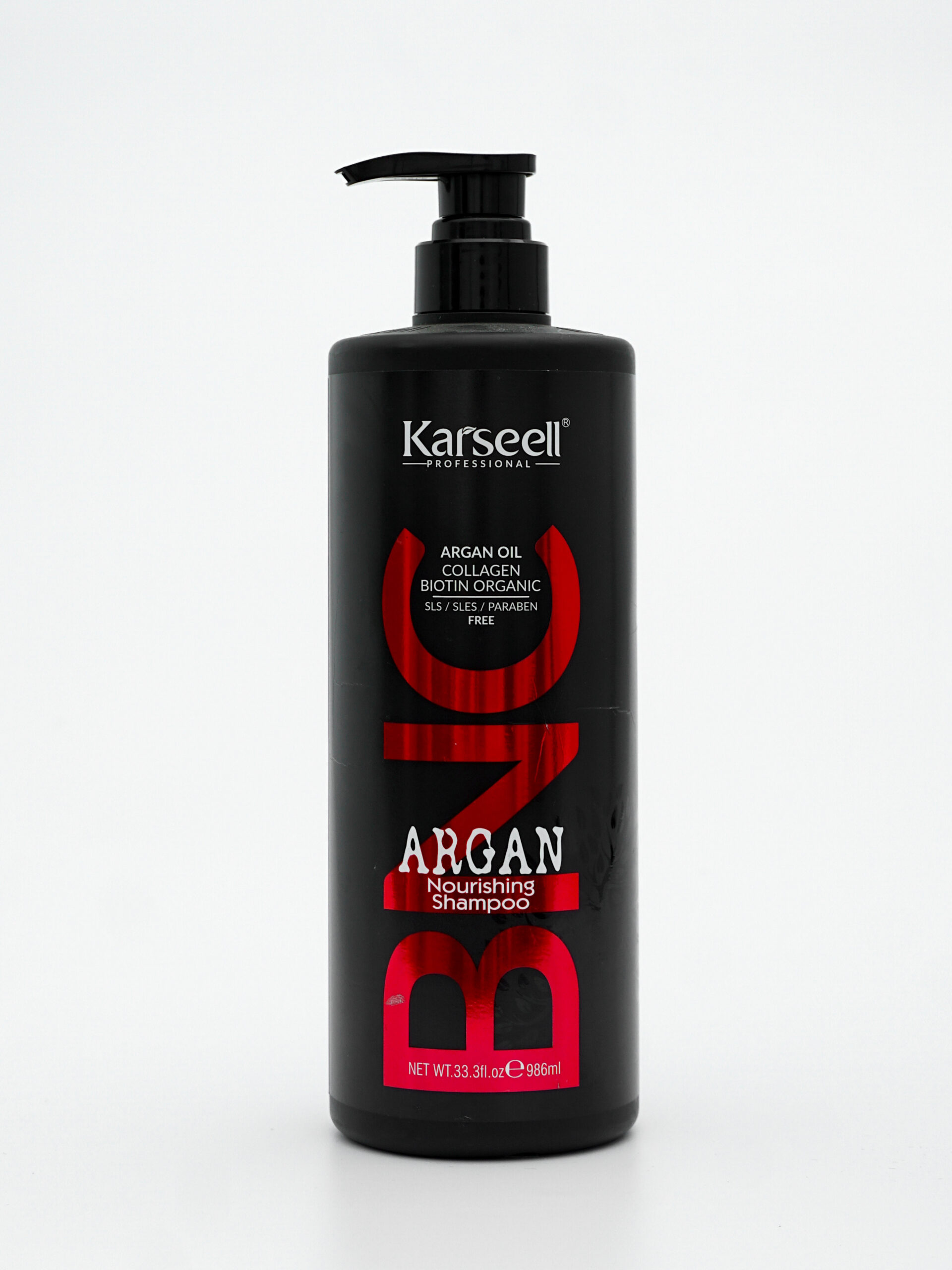 Шампунь питание и блеск  986ml Karseell ARGAN Nourishing Shampoo BNC