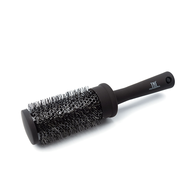 Термобрашинг  для укладки волос TNL алюминиевое покрытие, нейлоновые штифты, d 62 мм, голубой