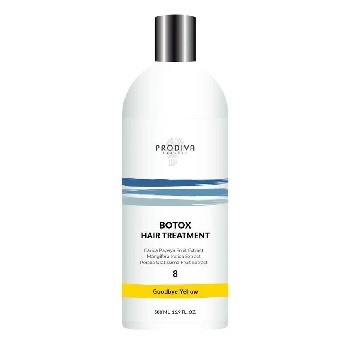 Маска-реконструктор с корректирующим пигментом (08 тон блонда) 500 мл Botox Hair Treatment Goodbye Y