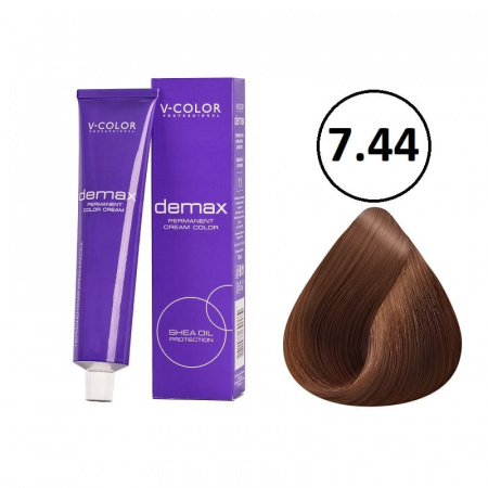 7.44 Русый Медный Интенсивный 60мл Demax