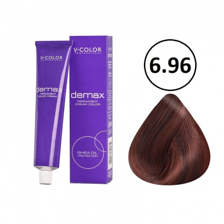 6.96 Тёмно-Русый Фиолетово-Красный 60мл Demax