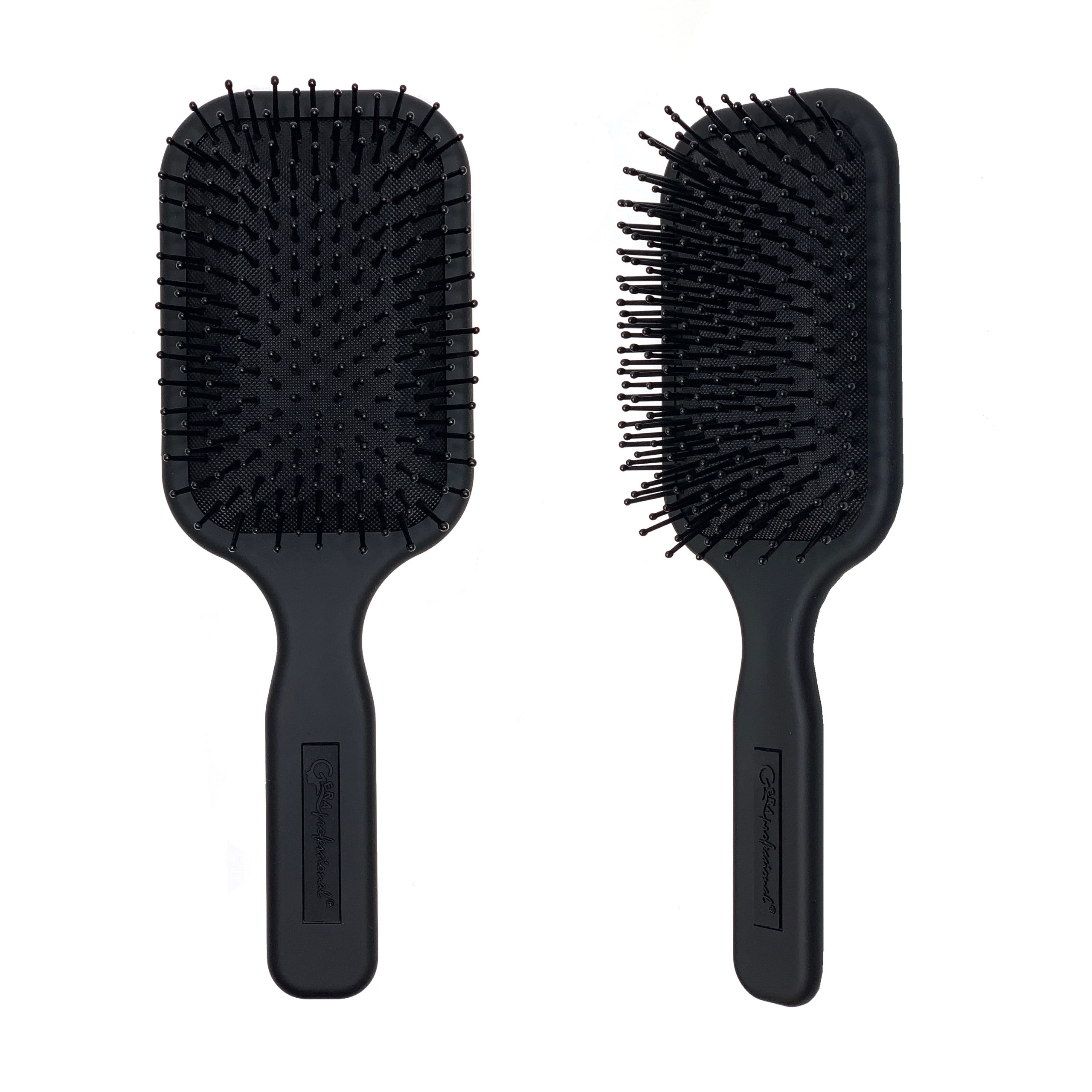 Массажная расческа Gera GP-5757 , крупная, цвет черный (прямоугольная)