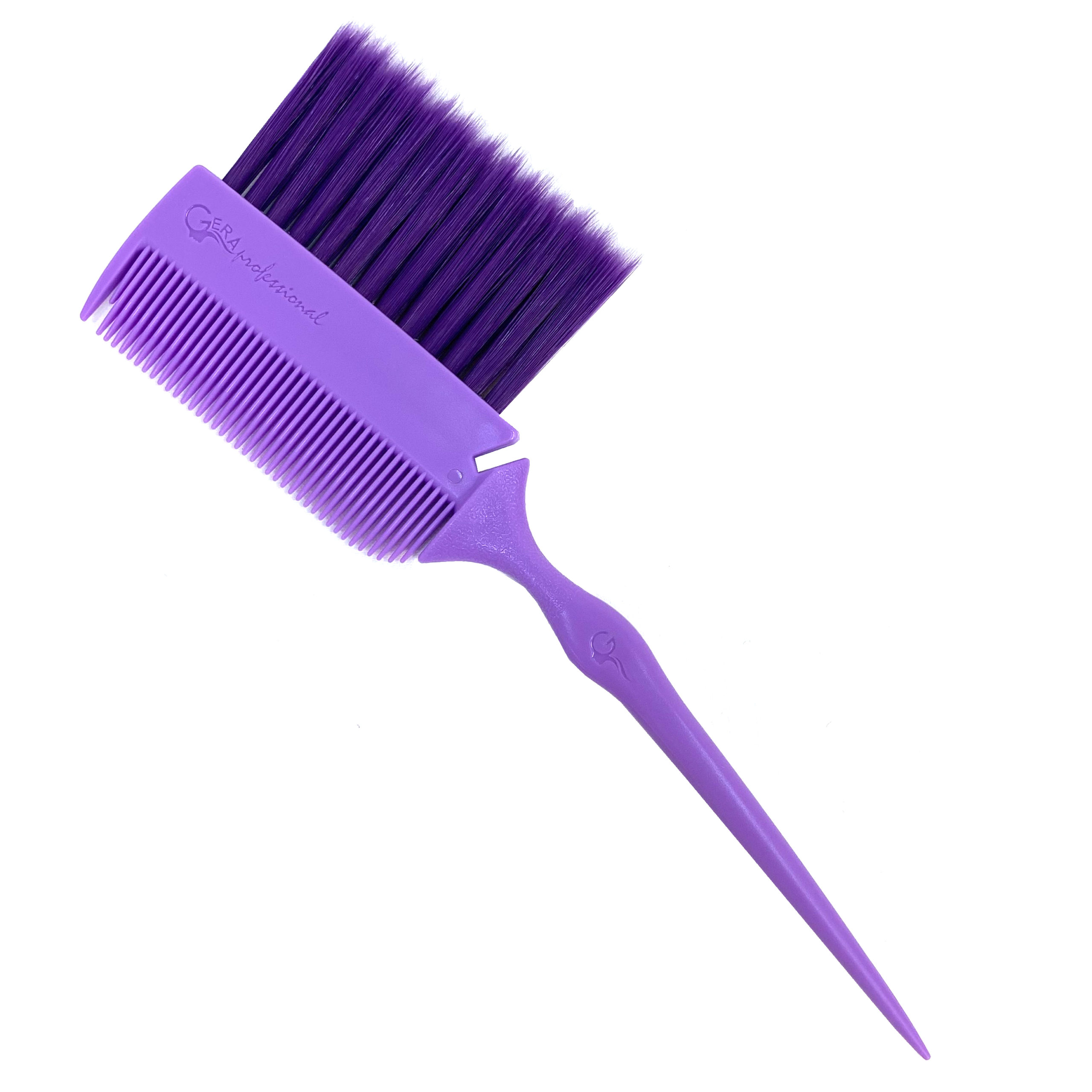 Кисть-гребень "Гармония" Gera GP-1128, темно-фиолетовая щетина 40 мм , цвет фиолетовый