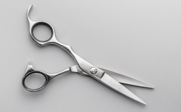 Прямые ножницы SK21L-55 для ЛЕВШИ