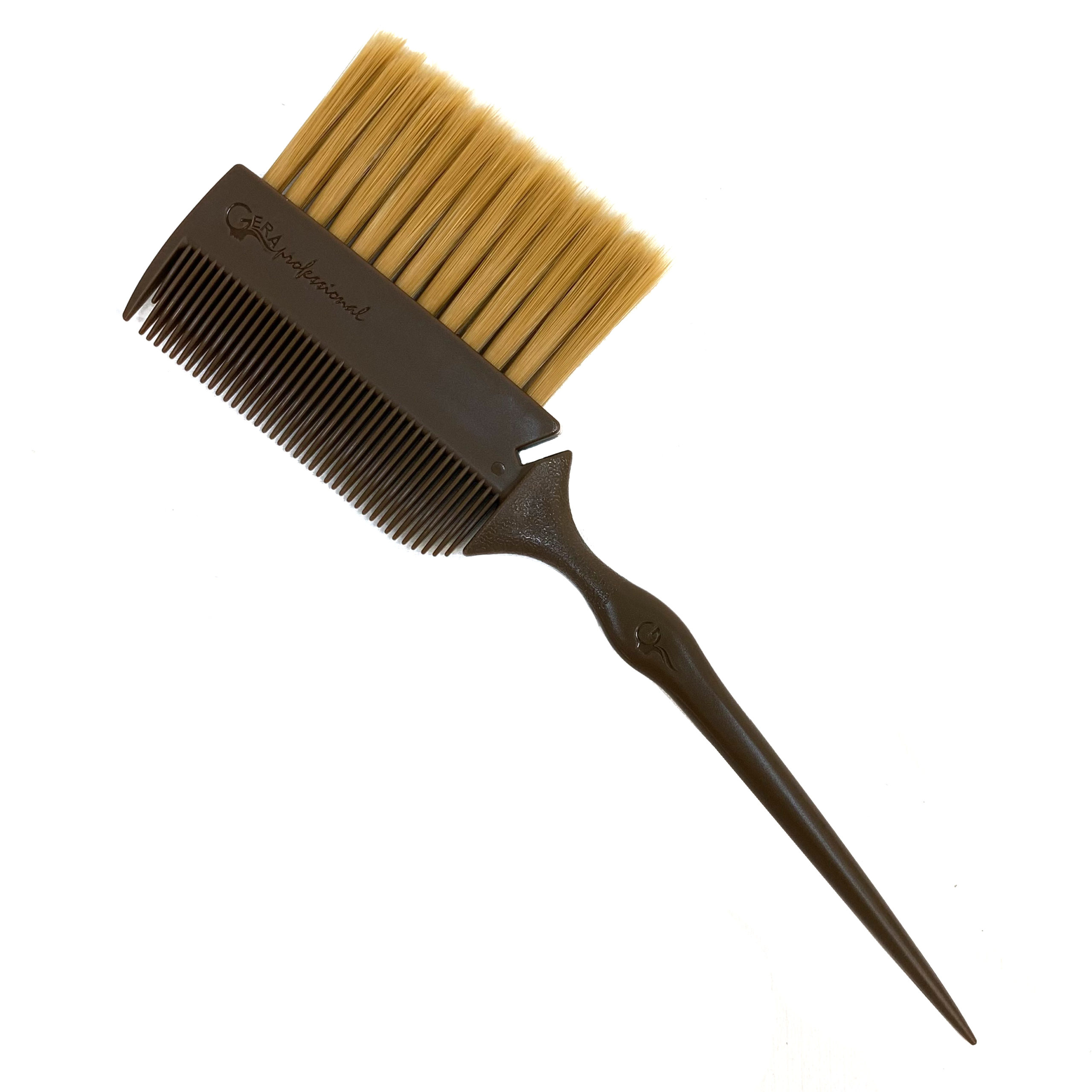Кисть-гребень "Гармония" Gera GP-1149, золотисто-коричневая щетина 40 мм , цвет коричневый