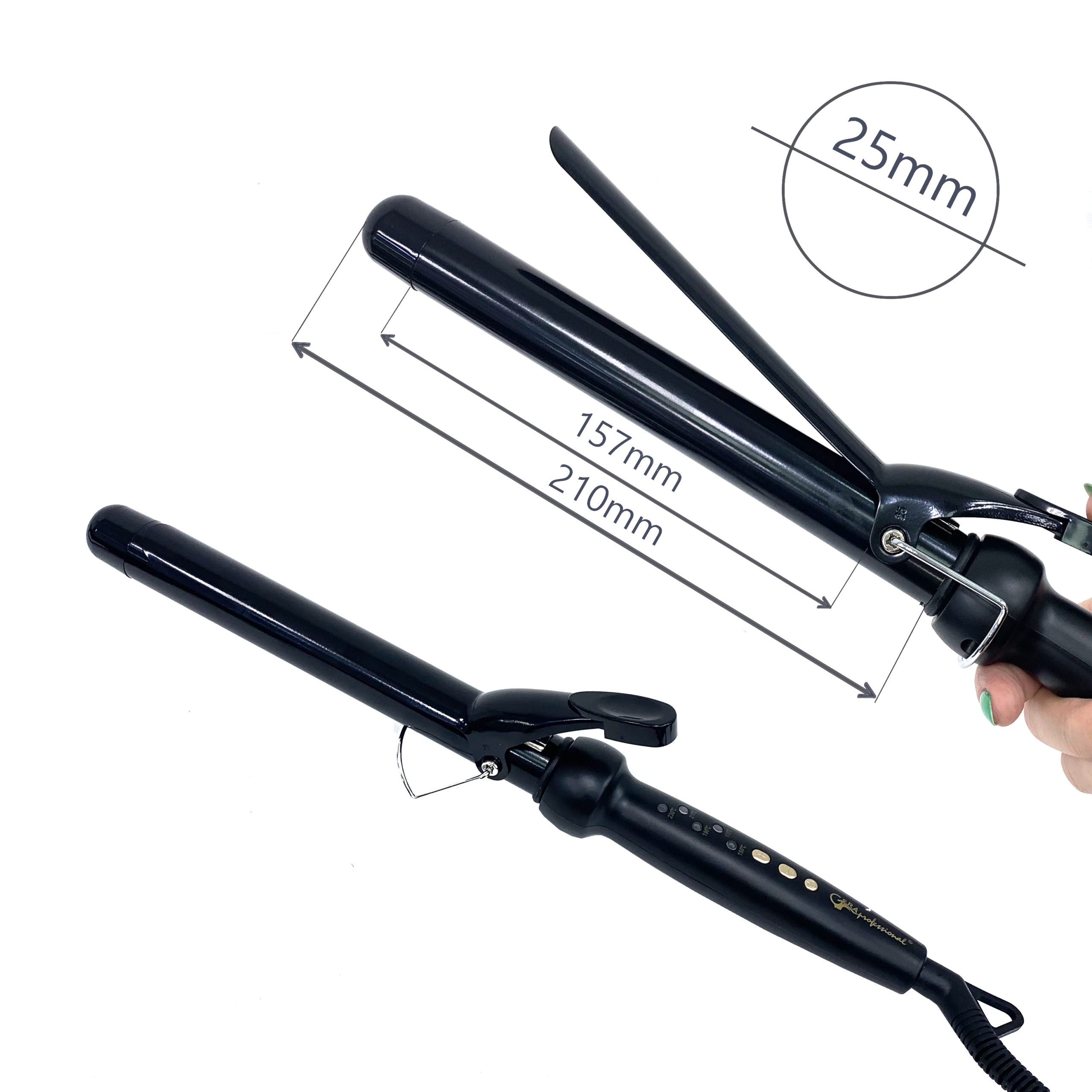 Плойка-щипцы для создания локонов с покрытием титан-турмалин