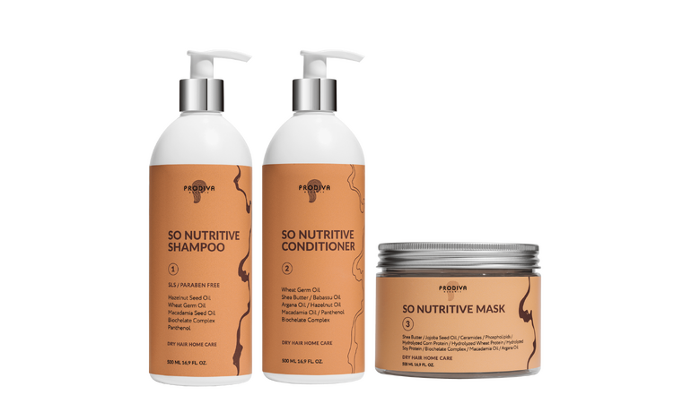 НАБОР "МЯГКОСТЬ ПИТАНИЯ" (SO NUTRITIVE Shampoo Шампунь для ухода за сухими волосами HC046) + (SO NUT