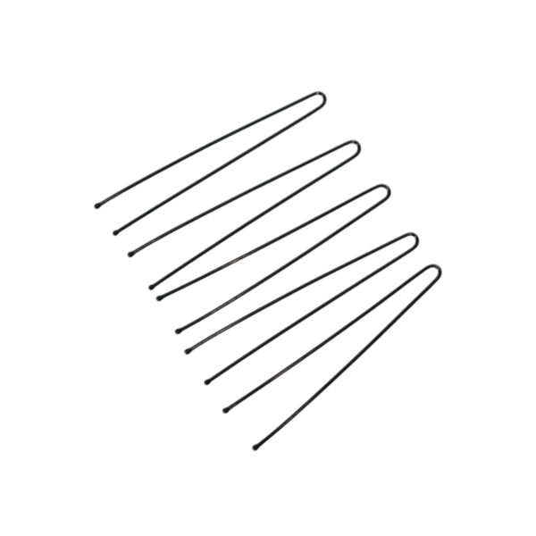 Шпильки для волос чёрные прямые 1.0*75 мм,40шт. в уп.