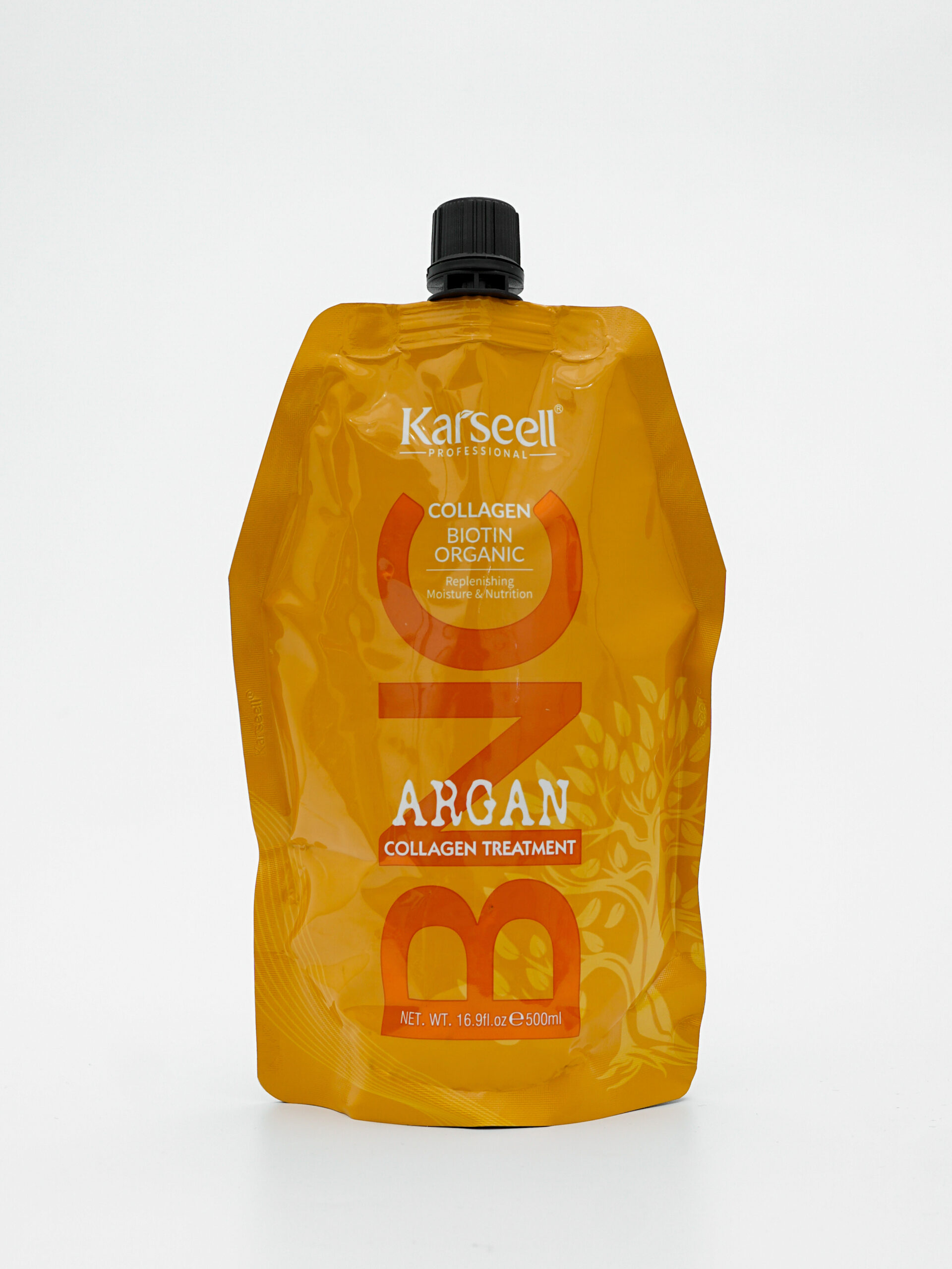 Маска тритмент питание и блеск BNC пауч 500ml Karseell argan collagen treatment