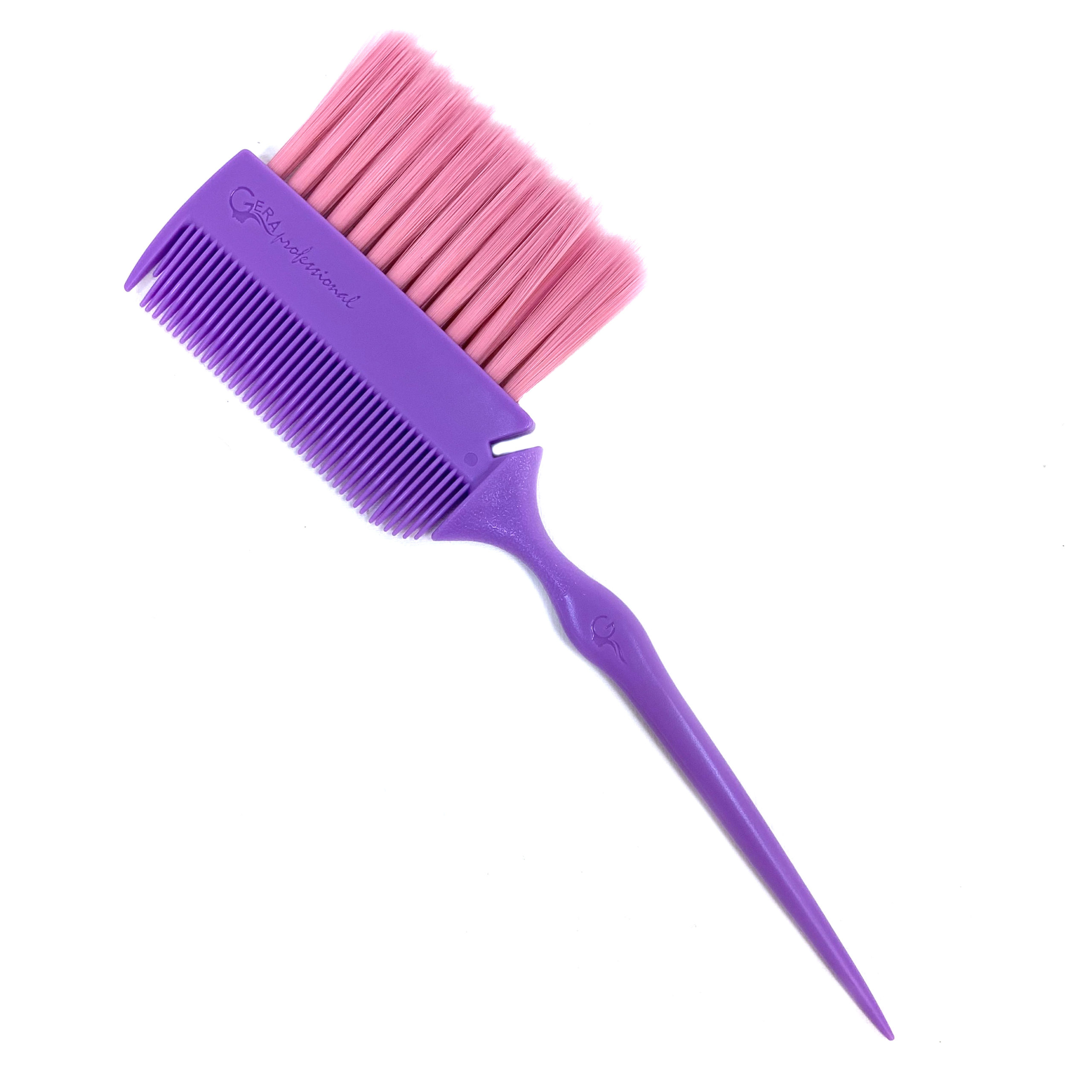 Кисть-гребень "Гармония" Gera GP-1130, розовая щетина 40 мм , цвет фиолетовый