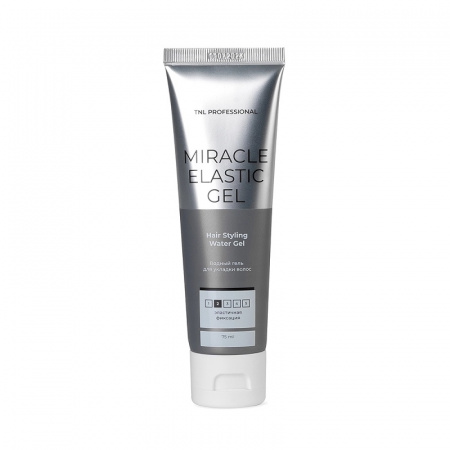 Гель TNL для укладки волос Miracle Elastic Gel "Эластичная фиксация", водный, 75 мл