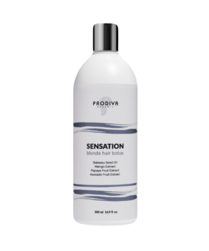 Sensation blonde hair botox - маска-реконструктор с корректирующим пигментом 500 мл