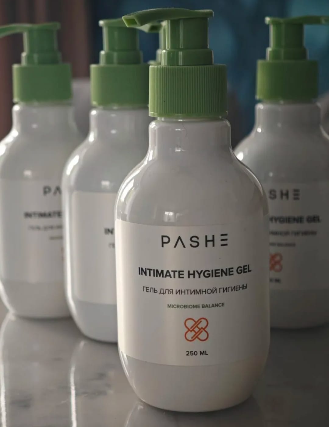 Гель для интимной гигиены с молочной кислотой, нормализация pH и микрофлоры, PASHE, 250 мл