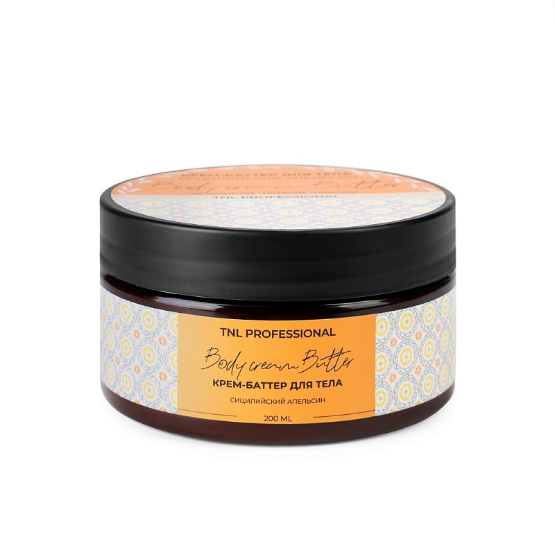 Крем-баттер для тела TNL Body Cream Butter, Сицилийский апельсин, 200 мл