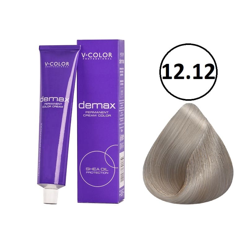 12.12 Осветляющий Пепельно-Перламутровый Блондин 60мл Demax