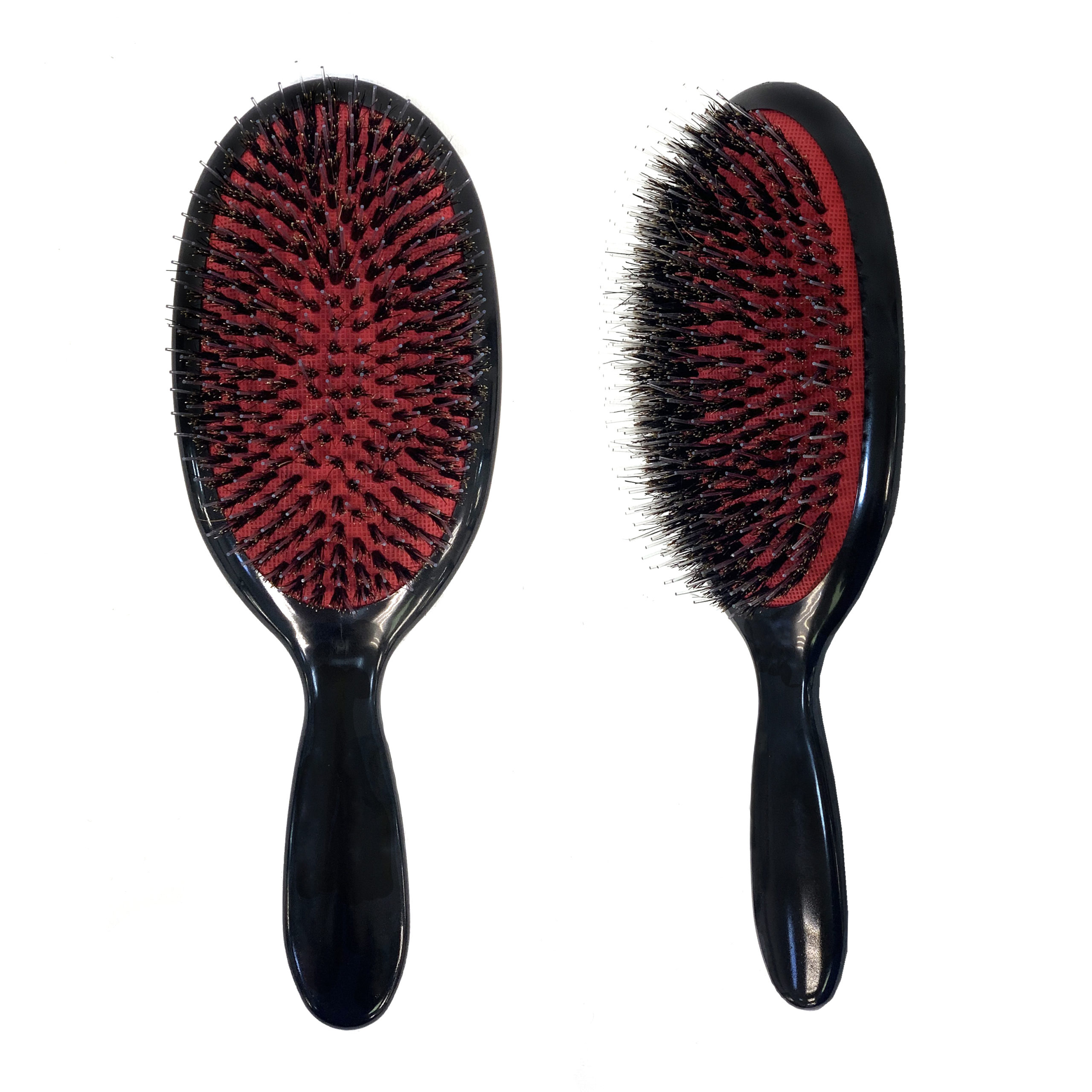 Массажная расческа Gera GP-5771, цвет красный с черным